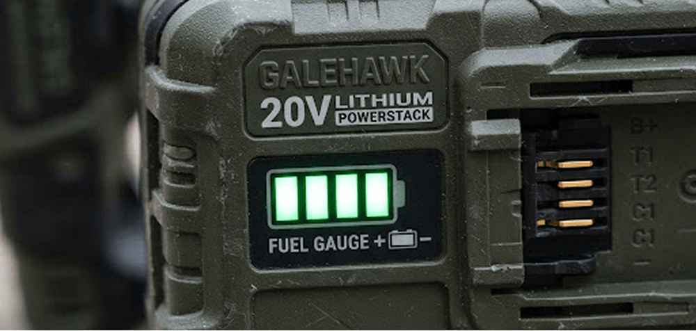 GALEHAWK™ 20V Lithium PowerStack Extended Battery Pack — Double Your Runtime with Zero Downtime!