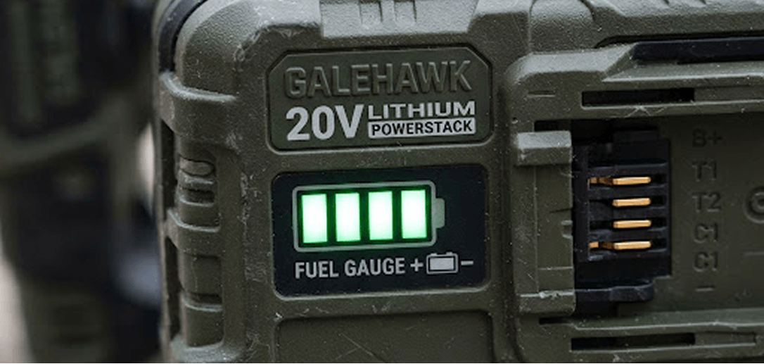 GALEHAWK™ 20V Lithium PowerStack Extended Battery Pack — Double Your Runtime with Zero Downtime!