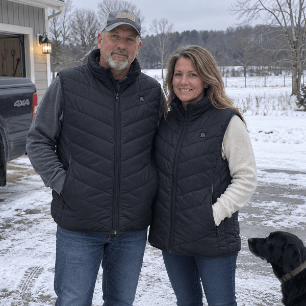 LABRIGO™ Heated Vest Instant Warmth In Seconds Without The Heavy, Bulky Winter Layers!