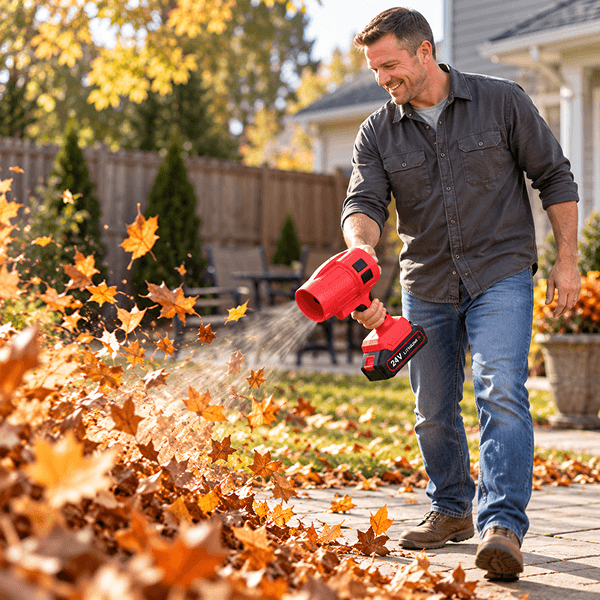 GALEHAWK™ Cordless Jet Blower — 150 MPH Hurricane Force in the Palm of Your Hand!