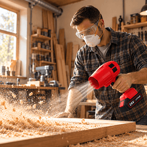 GALEHAWK™ Cordless Jet Blower — 150 MPH Hurricane Force in the Palm of Your Hand!